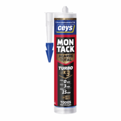 Adhesivo Montaje Ceys Montack turbo transparente