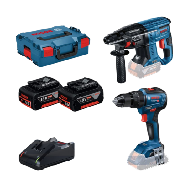 Kit Bosch GBH 18V-21 + Taladro GSB 18V-55