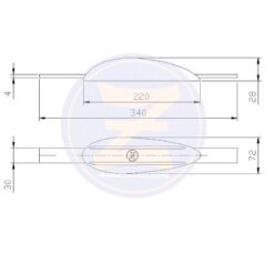 anodo de zinc zineti ZP-2 esquema