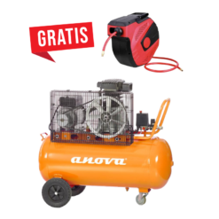 Compresor de Aire Anova CA100 + gratis Enrollador de manguera 8 mtr