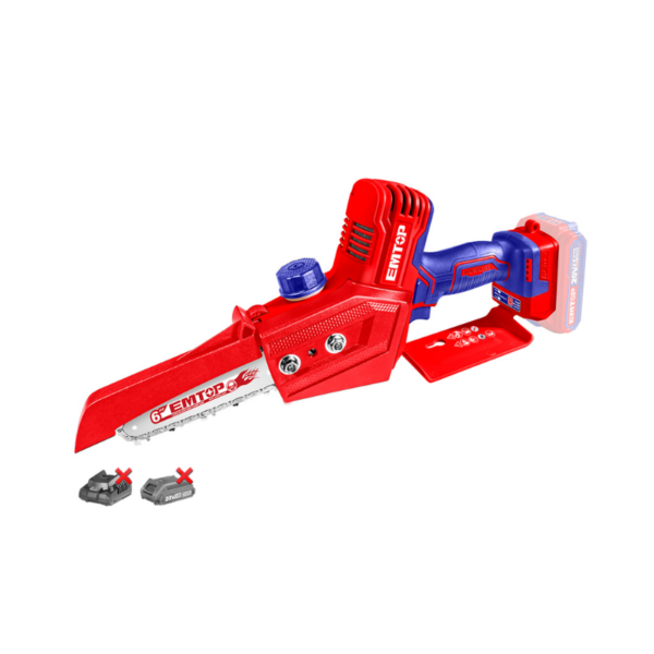 Mini motosierra 15cm batería 20V EMTOP - P20S