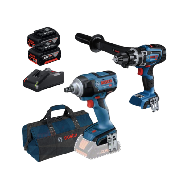 Kit Bosch: Taladro GSB 18V-150 C + Atornillador Impacto GDS 18V-300 Bosch