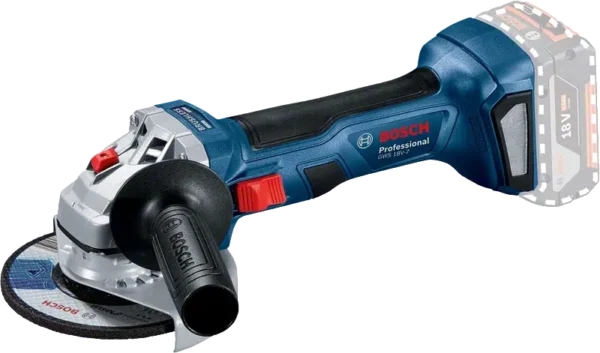 Martillo GBH 18V-22 + GWS 18V-7 Bosch + 2 Baterías GBA 4.0 AH + Cargador Gal 18V-40 - Imagen 3