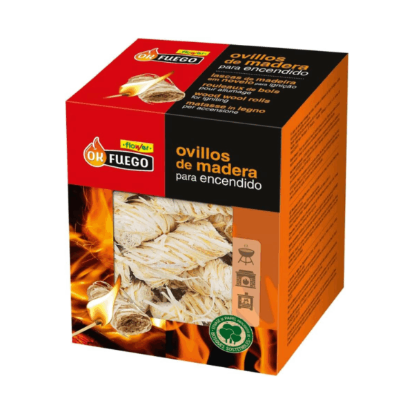 Ovillos de madera para encendido