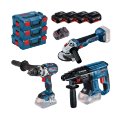 Kit Bosch GBH 18V-22 + GSR 18V-110C + GWS 18V-10