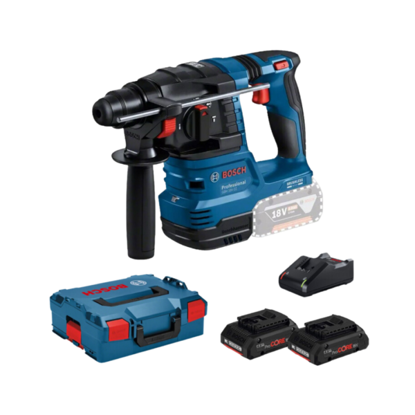 Bosch Martillo GBH 18V 22 2xProcore 4.0Ah