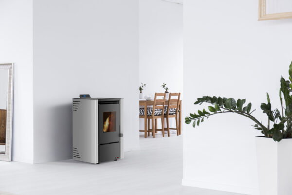 Estufa de pellet Mod. FIRST 6 Kw. Negro - Imagen 12