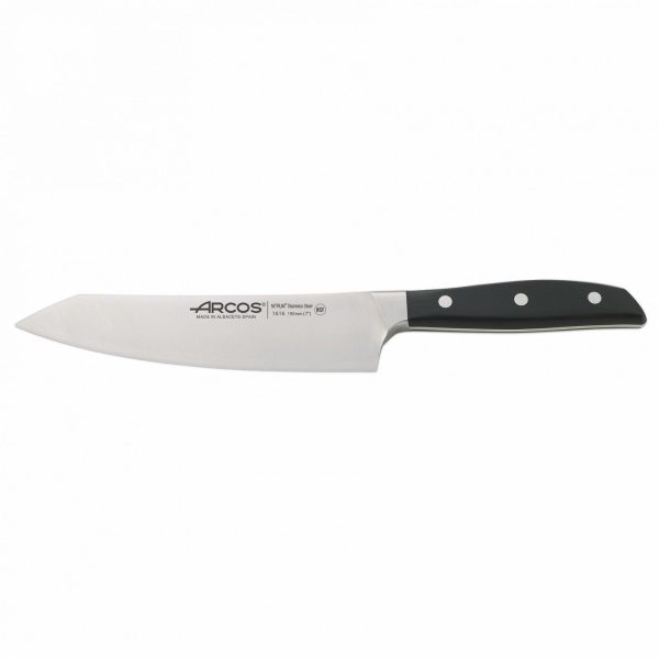 cuchillalia arcos manhattan 161600 cuchillo rocking santoku 190 mm