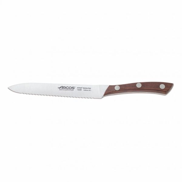 cuchillalia arcos natura 154910 cuchillo tomate 130 mm