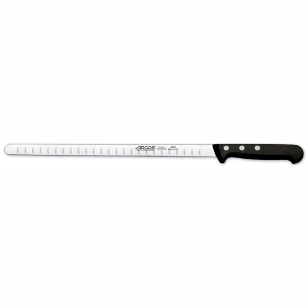 cuchillalia arcos universal 284004 cuchillo jamonero salmonero alveolado 290mm