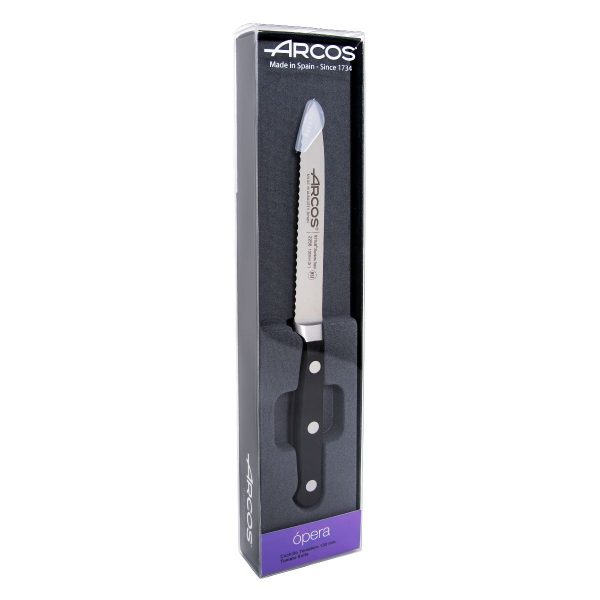 cuchillo tomatero arcos opera 225600 estuche