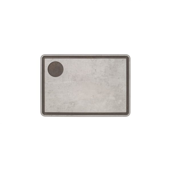 Tabla de corte ranurada color gris de 33×23 cm – Arcos 766000