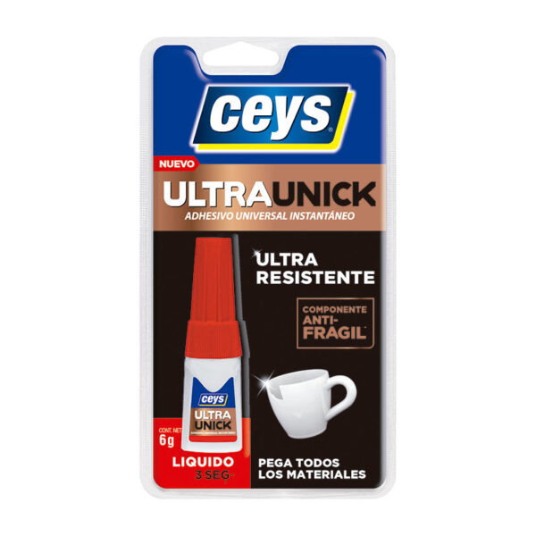 Adhesivo instantáneo CEYS Ultraunick poder inmediato  6gr