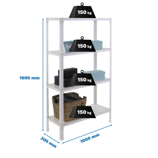 Simonhome Click Wood Plus 4/300 Blanco/Blanco - Imagen 5