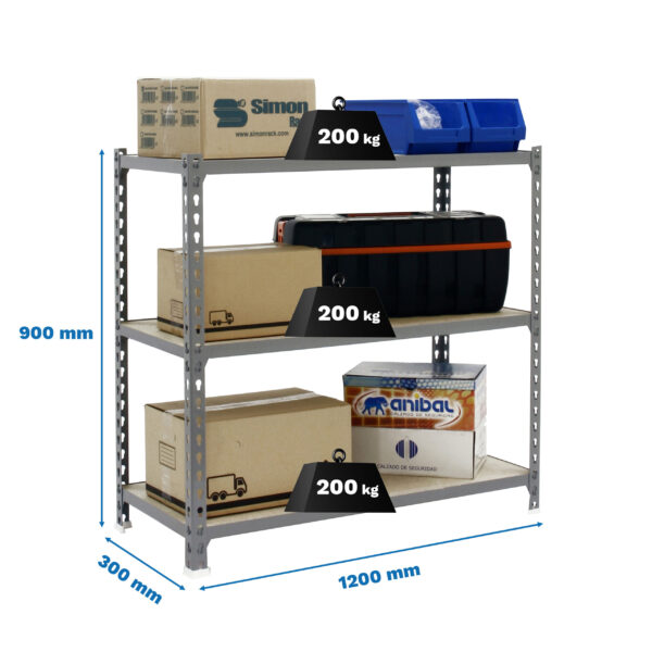 Maderclick Megaplus 3/300 900 Galva/Madera - Imagen 4