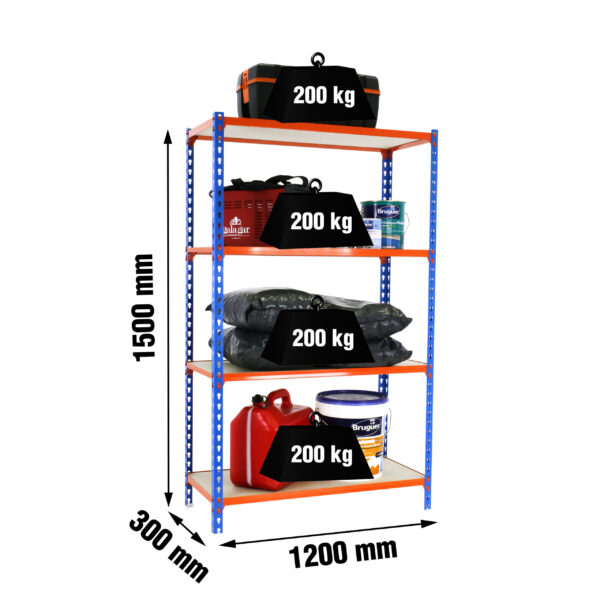 Maderclick Megaplus 4/300 1500 Azul/Naranj/Ma - Imagen 4