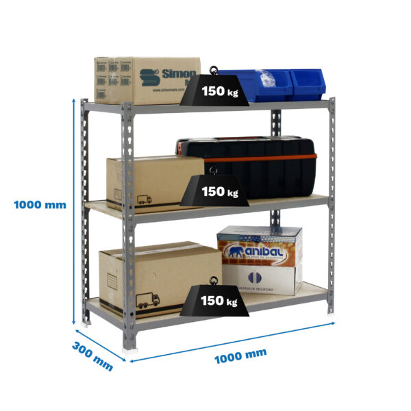 Maderclick Plus 3/300 1000 Gris/Madera - Imagen 4