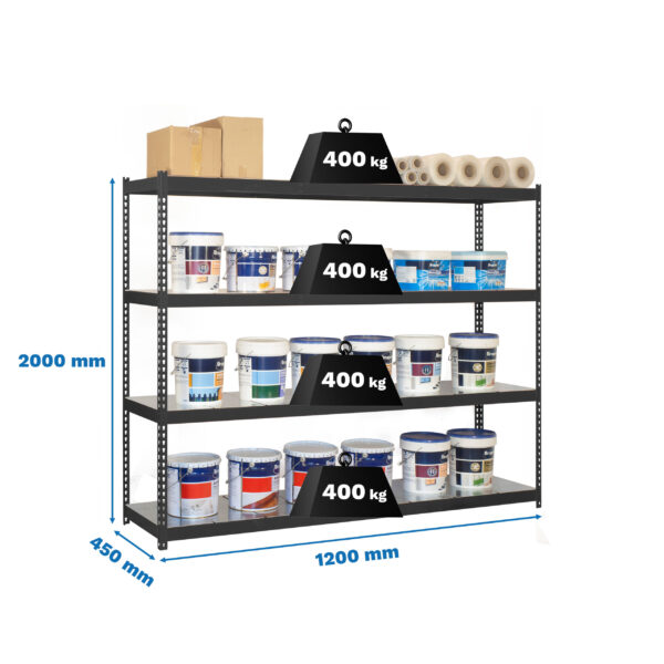 Ecoforte 1204-4 Metal Antracita/Galva - Imagen 4