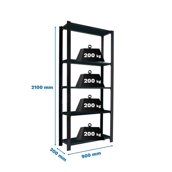 Officlick 5/300 Metal I.M. Antracita/Antracita - Imagen 4