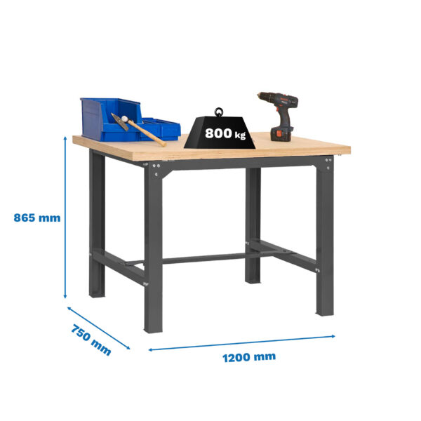 Simonwork Bt6 Mdf 1200X750 Antracita/Madera - Imagen 4