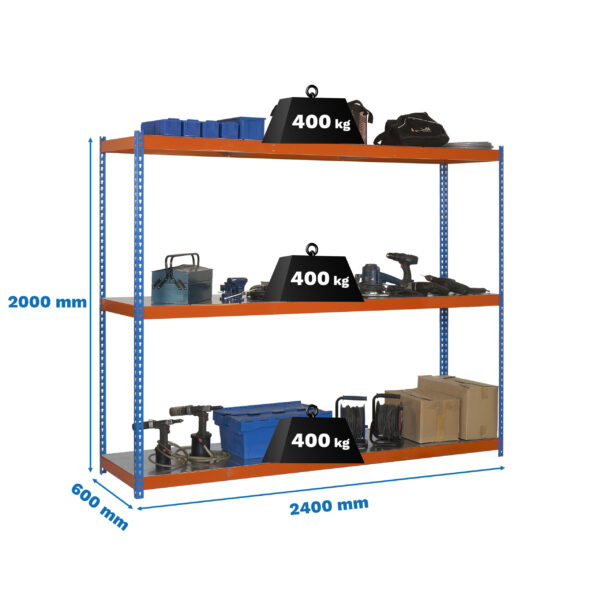 Simonforte 2406-3 Metal Azul/Naranja/Galva - Imagen 4