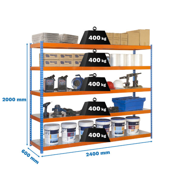 Simonforte 2406-5 Metal Azul/Naranja/Galva - Imagen 4