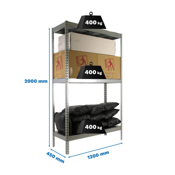 Ecoforte 1204-3 Metal Galva/Galva - Imagen 5