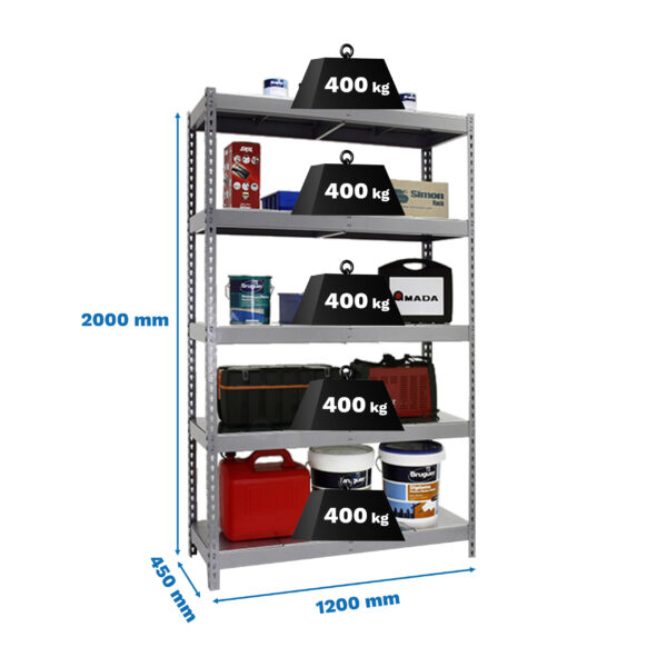 Ecoforte 1204-5 Metal Galva/Galva - Imagen 5