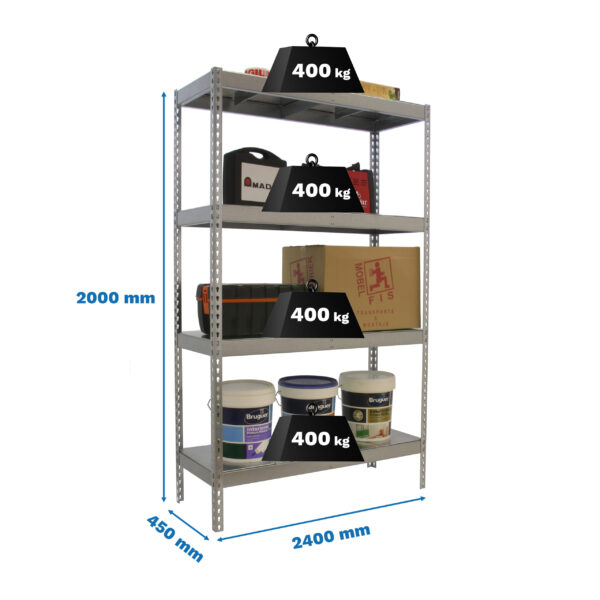 Simonforte 2404-4 Metal Galva/Galva - Imagen 4