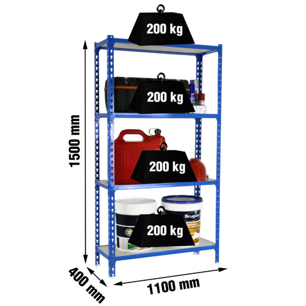 Maderclick Superplus 4/400 1500 Azul/Madera - Imagen 4