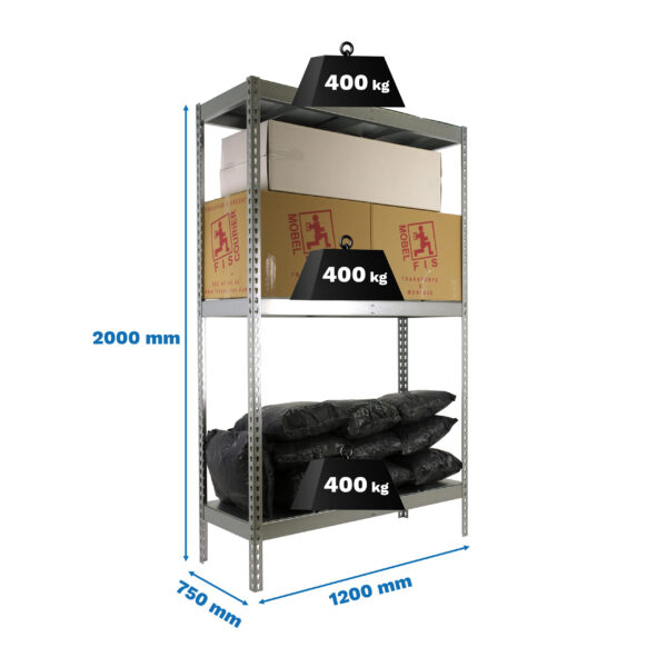 Ecoforte 1207-3 Metal Galva/Galva - Imagen 5