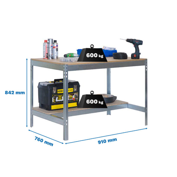 Simonwork Bt0 900X750 Galva/Madera - Imagen 4