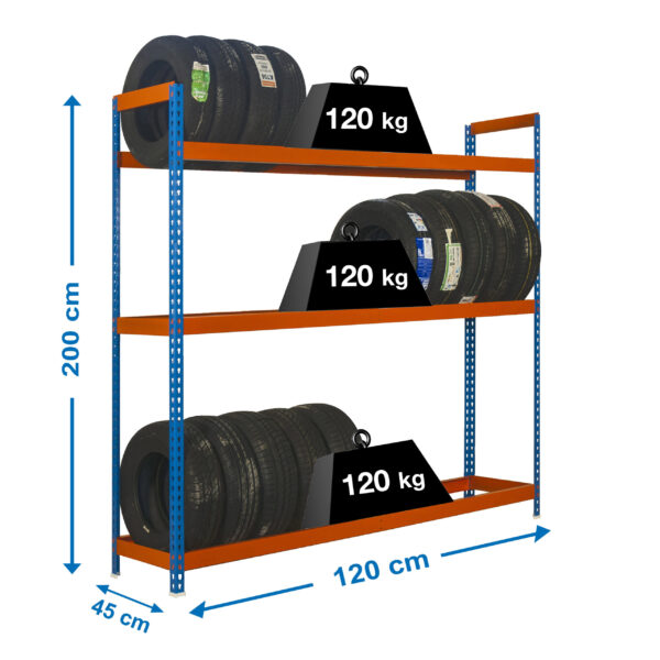 Autoforte 1204-3 Azul/Naranja - Imagen 4