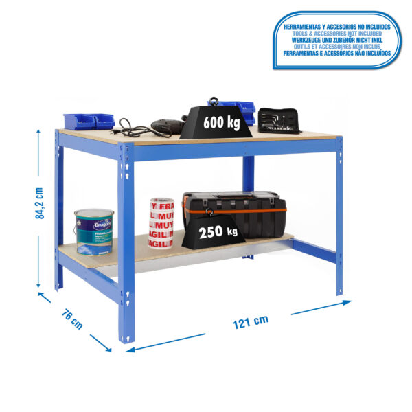 Simonwork Bt0 1200X750 Azul/Madera - Imagen 4