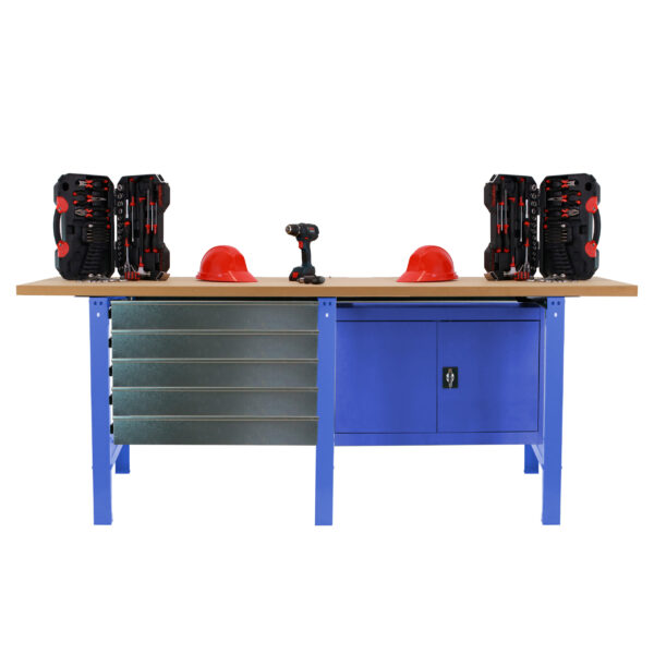 Simonwork Bt6 Mdf Tandem 5Box 1Cab 2100 Azul/Mader - Imagen 3