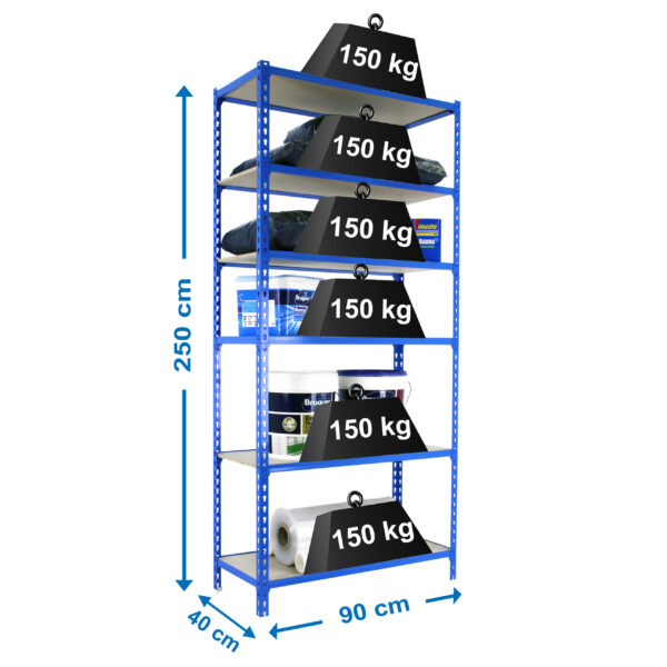 Maderclick 6/400 Azul/Madera - Imagen 4