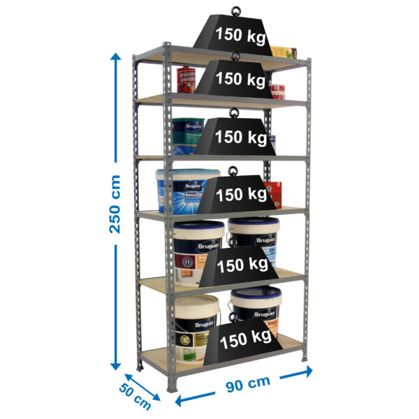 Maderclick 6/500 Gris/Madera - Imagen 4