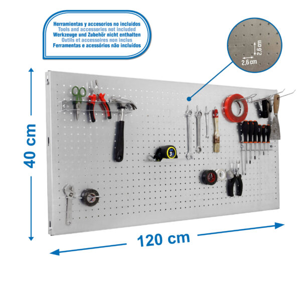 Panelclick 1200X400 Galva + 14 Hook + 3 Acce - Imagen 4