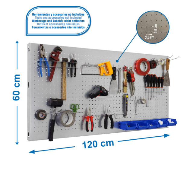 Panelclick 1200X600 Galva + 22 Hook + 8 Acce - Imagen 4