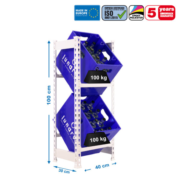 Simonbottle 2-1000X400X300 Blanco - Imagen 4