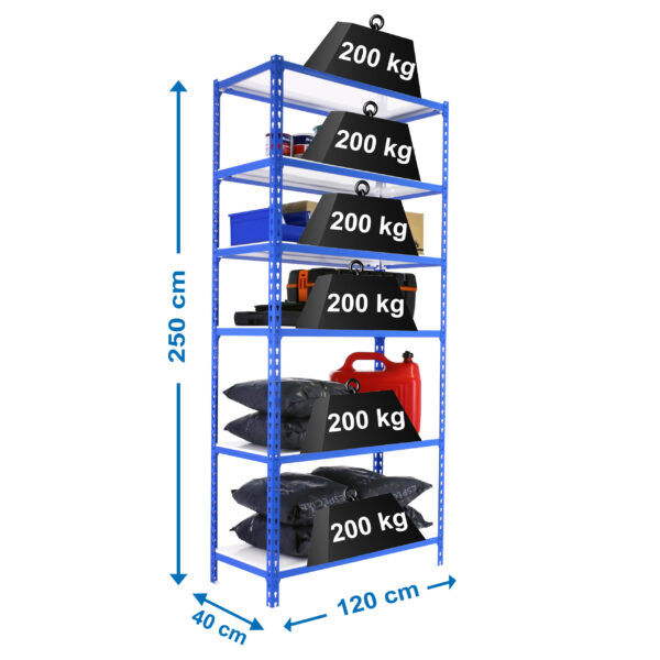 Simonclick Megaplus 6/400 Azul/Blanco - Imagen 5