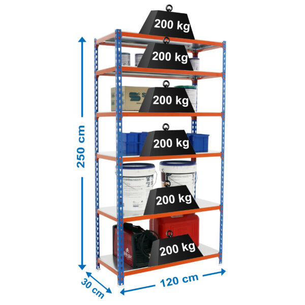 Simonclick Megaplus 6/300 Azul/Naran/Gal - Imagen 5