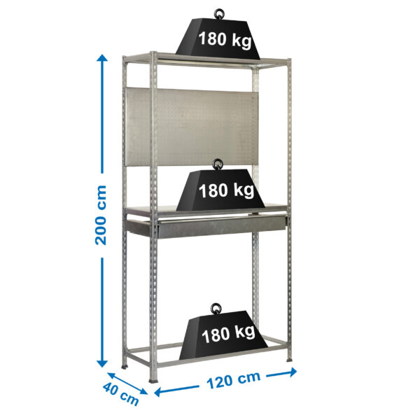 Simonracing Box Megaplus 3/400 Galvanizado - Imagen 4