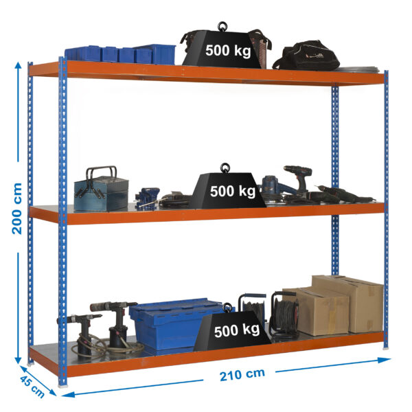 Simonforte 2104-3 Metal Azul/Naranja/Galva - Imagen 4