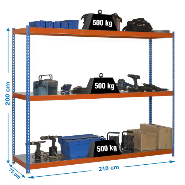 Simonforte 2107-3 Metal Azul/Naranja/Galva - Imagen 4