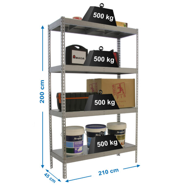 Simonforte 2104-4 Metal Galva/Galva - Imagen 4