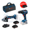 Kit Bosch  GSB 18V-55 + GWS 18V-10 +Bolsa