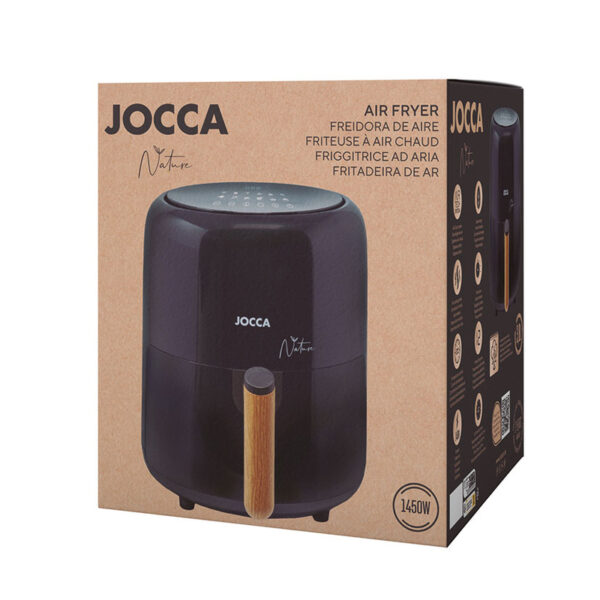 Freidora de Aire Digital Jocca Nature 1450W 3.8 L Negro - Imagen 4