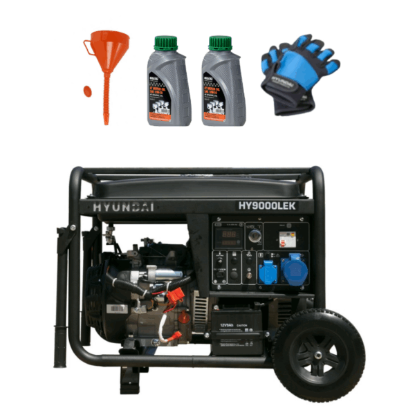 Generador Hyundai HY9000LEK-R 6600W - Arranque Remoto y Manual + Regalo