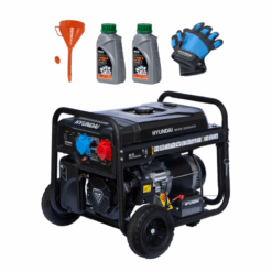 Generador Hyundai HY-HY10100LEK-T Gasolina Trifásico 10,6kVA y Monofásico 7,7Kw + Regalo